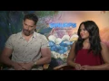 Demi Lovato and joe manganiello Interview Smurfs the Los Village
