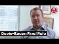Advocacy Alert Claiborne Guy on the Davis-Bacon Final Rule