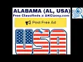 ALABAMA CLASSIFIEDS Post Free Ads Local Web AKClassy like Craigslist USA