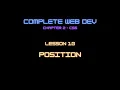 Web Dev 2 - 10 Position