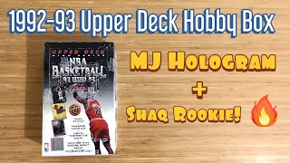 1992-93 Upper Deck Basketball Box Break - MICHAEL JORDAN HOLOGRAM SHAQ ROOKIE THE LAST DANCE
