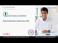 CFA Live Webinar How To Pursue a Career as a CFA