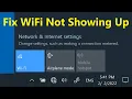 How to Fix WiFi Not Showing Up on Windows 10 - Howtosolveit