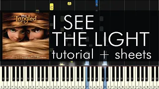 Download Tangled - I See the Light - Piano Tutorial - Piano Cover - Sheet Music MP3