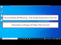 Fix ucrtbase dll Missing The Code Execution Cannot Proceed Because ucrtbase dll Was Not Found