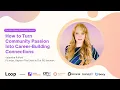 How to Build Your Network Valentina Ruffoni Loop The 24hr Global Community Summit 2025