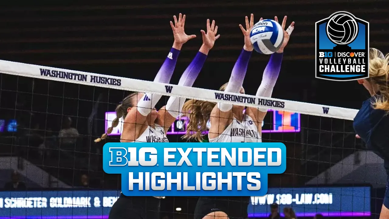 Purdue at Washington | Extended Highlights | Big Ten Volleyball | 10/04/2026