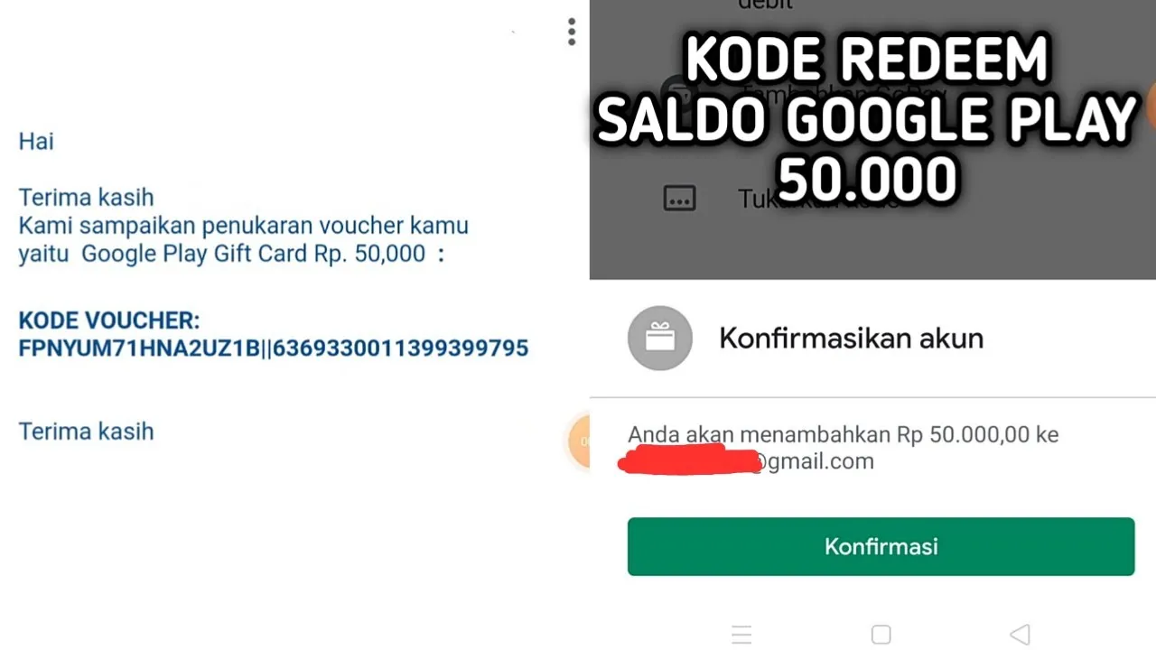 Tutorial cara beli saldo google play via indomart (sambil belajar vlog )