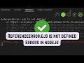 ReferenceError ejs is not defined Errors in Nodejs