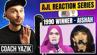 Download YAZIK reacts to 5TH AJL winner AISHAH - JANJI MANISMU MP3