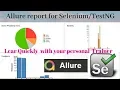 Generate Extent Report - Page Object Model POM with Selenium Allure Report