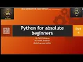 Python for absolute beginners-part 4