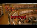 What does bombast mean