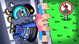 Don't Let This Weirdo Walk on the Grass!