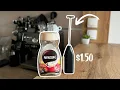How to make Latte Art with IKEA Frother and Instant Coffee