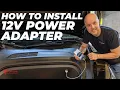 Adding 12v Auxiliary Power Port to Frunk of Tesla Model 3 Y S X - aka Cigarette Lighter Plug