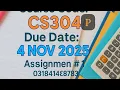 CS304P Assignment 1 Solution Object Oriented Programming Practical Due Nov 05 2025