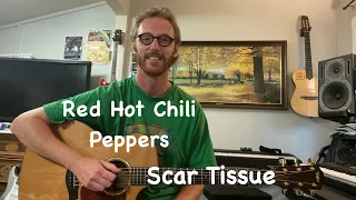 red hot chili peppers scar tissue guitar lesson all sections tab