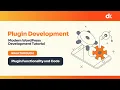 Modern WordPress Development Plugin Introduction