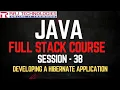 Session - 38 Java Full Stack Developer Course Developing a Hibernate Application in Eclipse