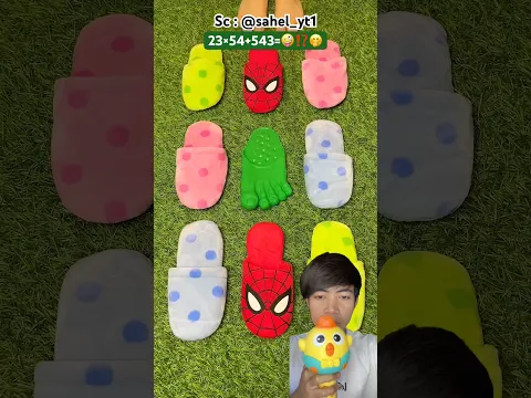 Cari pasangan sandal yg benar‼️ sahel_yt1