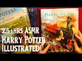 ASMR Mammoth Harry Potter Illustrated Books Show Tell Whispered Chat Page Turning Sounds