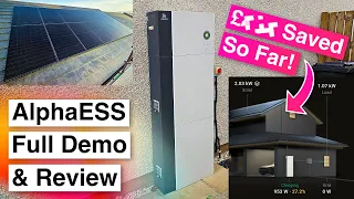 Full Demo of my AlphaESS Solar Battery Setup How Much Have I Saved