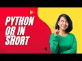 Python OR Operator Explained under 1 Min Beginner-Friendly