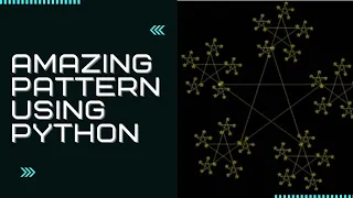 Amazing Star Pattern Using Python - Python Pattern Printing Turtle Program