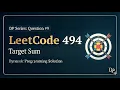 Target Sum - Dynamic Programming