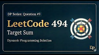 Target Sum - Dynamic Programming