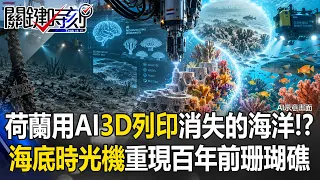 荷蘭用AI「3D列印」消失的海洋！？ 「海底時光機」重現百年前珊瑚礁和牡蠣帝國！【關鍵時刻】20260907-6張炤和