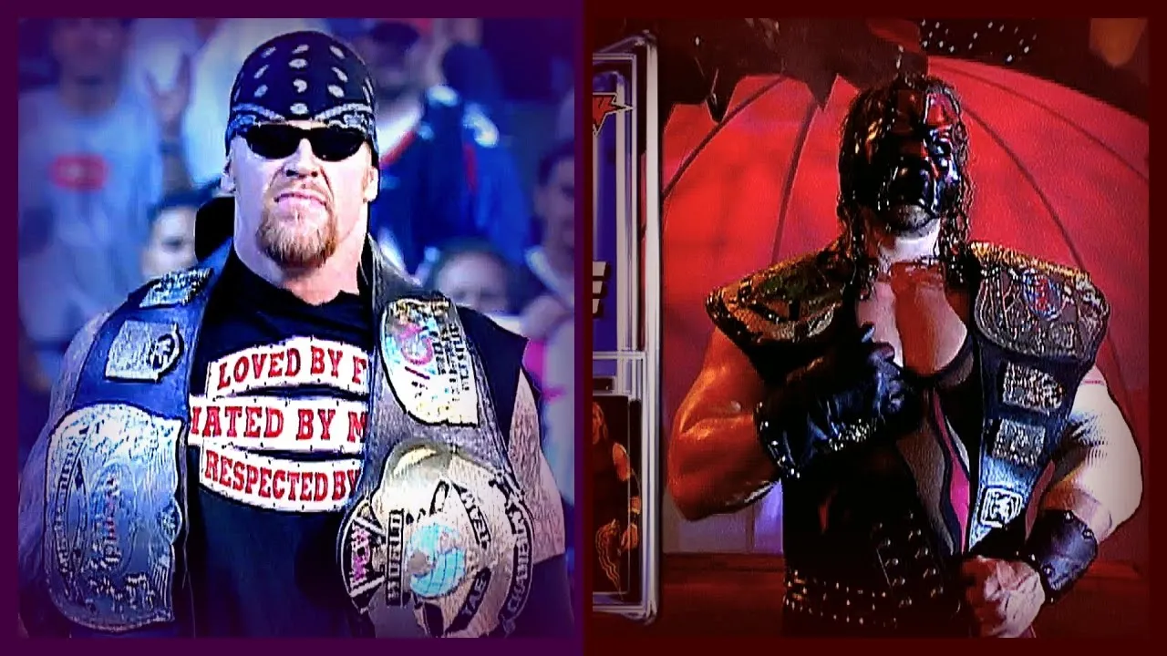 The Undertaker & Kane vs Edge & Christian WWF Tag Titles Match 8/23/01