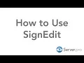 How to Use Sign Edit - Minecraft Java