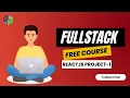 Full Stack Developer Course Tamil HTML CSS JS ReactJS Java SpringBoot React JS Project