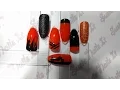 Harley Motorcycle Nail Art