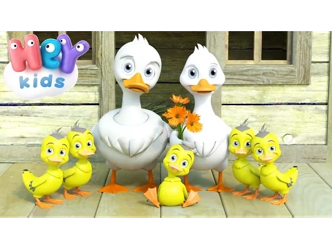 Download MP3 Five Little Ducks Went Out One Day - Nursery Rhymes by HeyKids