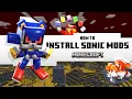 How to Install Sonic Mods for Minecraft Java Tutorial