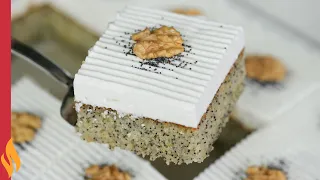 Mavi Haşhaşlı Revani Tarifi 😋 Bir De Böyle Deneyin! 💯
