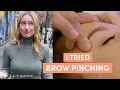 I Tried Brow Pinching An Ayurveda Inspired Treatment What the Wellness Well Good