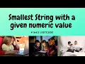 LeetCode Medium Smallest String With A Given Numeric Value Python