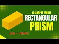 13 K VIEWS how to make 3d shapes with paper Rectangular Prism Rectangular Prism 3d model
