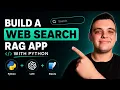 Generative AI Project Build a Web Search RAG App with Python Step-by-Step Tutorial