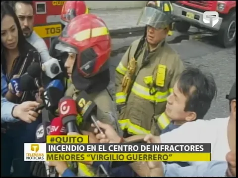 Incendio en el centro de infractores menores Virgilio Guerrero