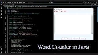 Word Counter in Java Coder C