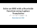 6 2 102 Solve an ODE with a Heaviside Function using Laplace Transforms