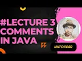 Comments in Java from java series