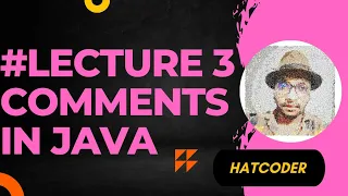 Comments in Java from java series