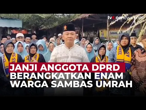 Belum Genap 1 Bulan Dilantik, Anggota DPRD Berangkatkan Enam Warga Umrah
