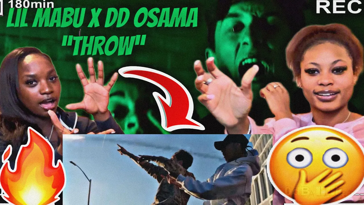 THEY RAWW! Lil Mabu X DD Osama - “THROW” (music video) | REACTION!!!